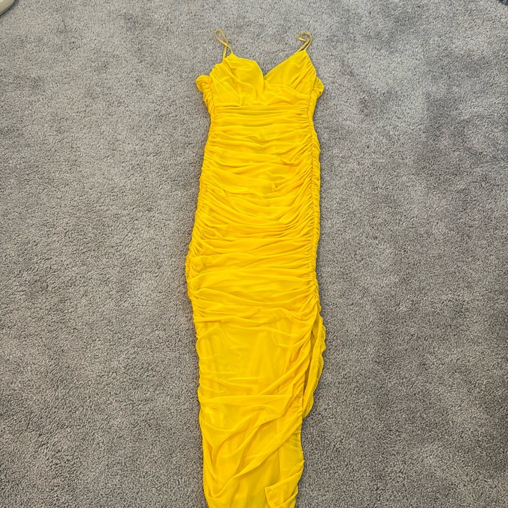 House of CB Yellow Dress